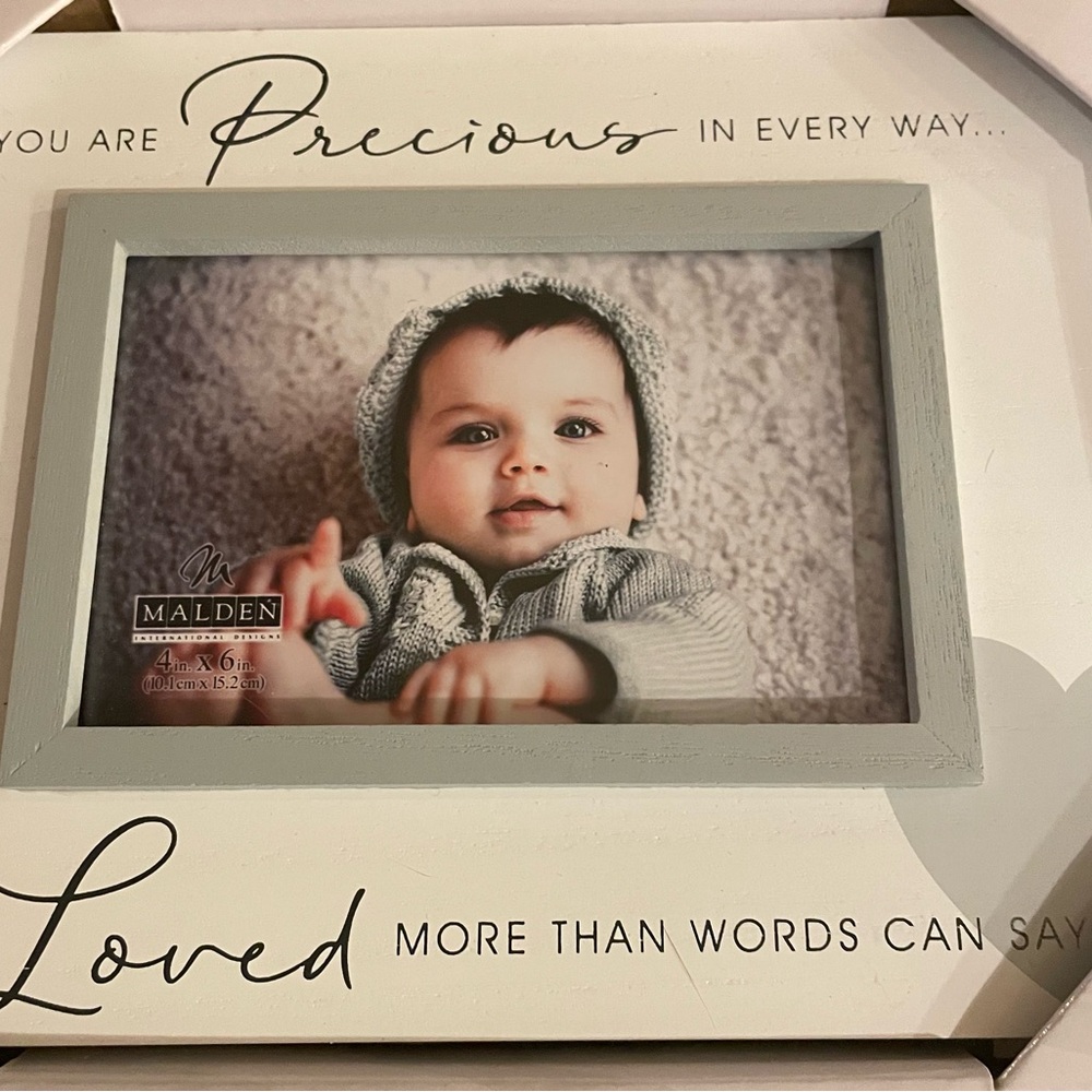 Baby picture frame 8x10 new